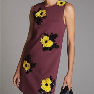 Anthropologie Sequined Shift Mini Dress Dhruv Kapoor Size L NWT